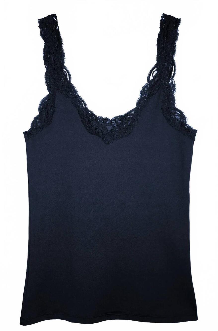 NEW ONLY HEARTS women's deep v lace tank in delicious navy
